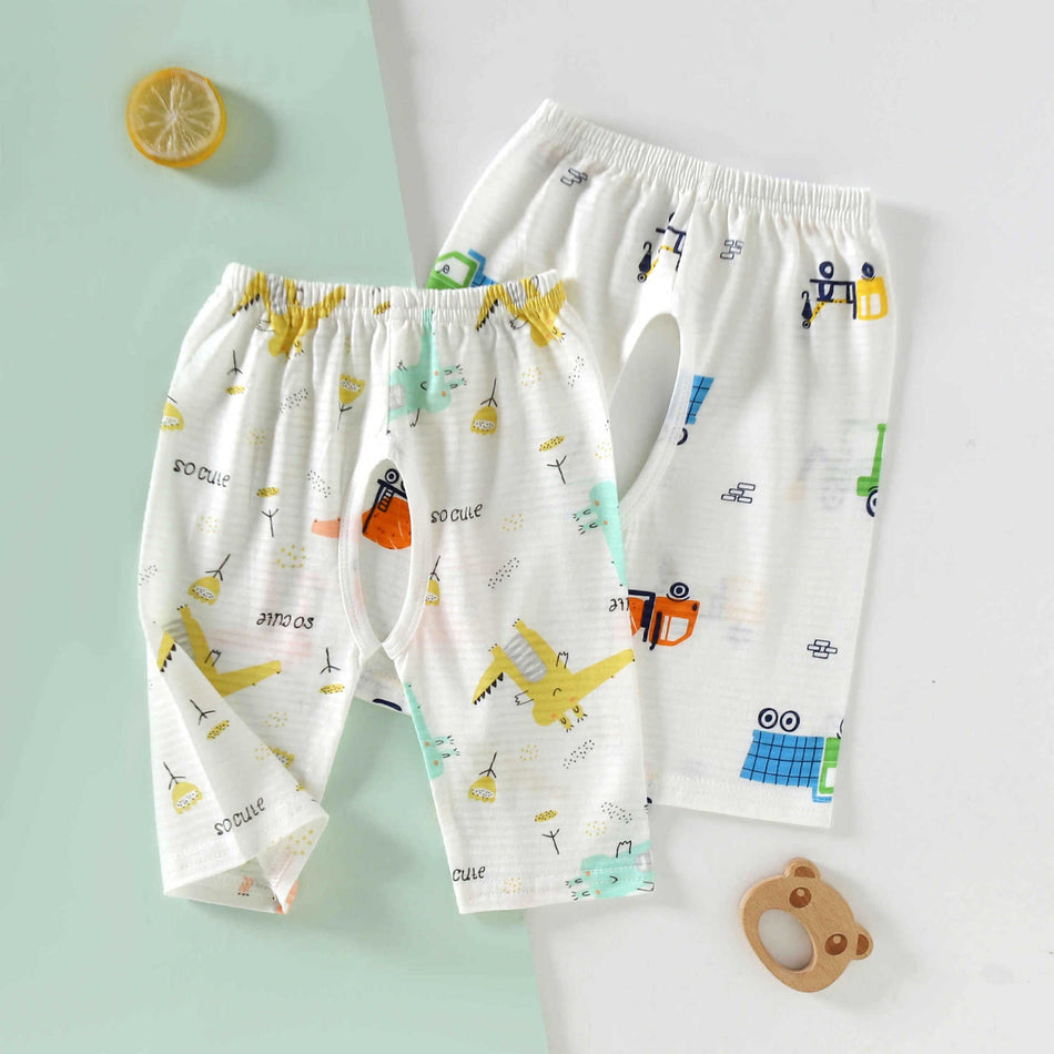 Children's Pure Cotton Breathable Capri Anti-Mosquito Pants