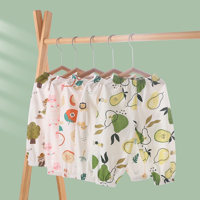 Baby's Pure Cotton Loose Anti-Mosquito Bloomers