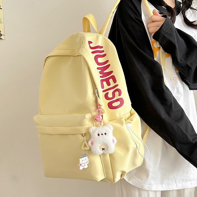 Lightweight Nylon Backpack for School and Commuting