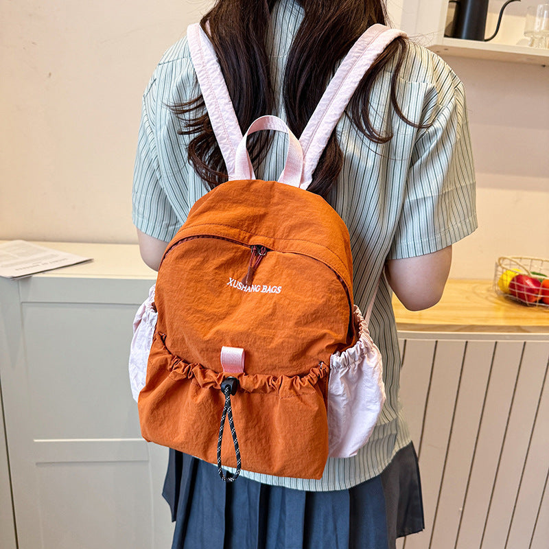 Lightweight Nylon Backpack for Women and Students