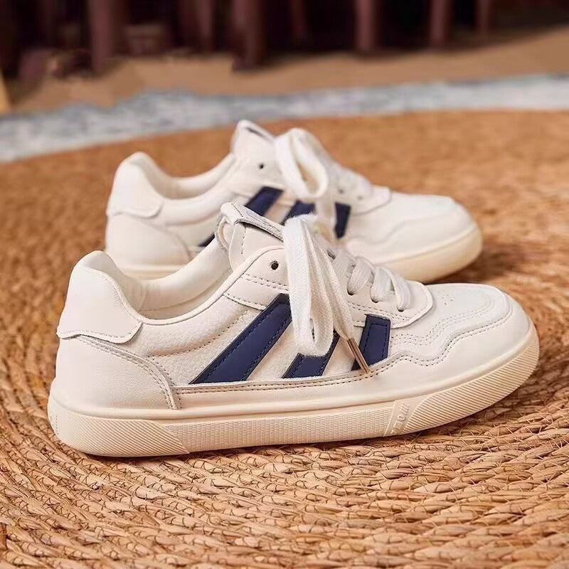 Women's Breathable White Sneakers with Soft Sole