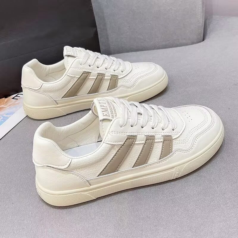 Women's Breathable White Sneakers with Soft Sole