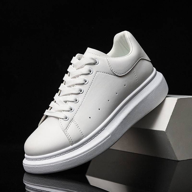 Women's Thick-Soled Plaid Platform Sneakers
