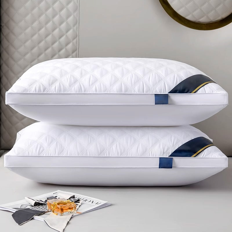 Warm Story Five-Star Hotel Cervical Pillow, Feather Velvet Feel