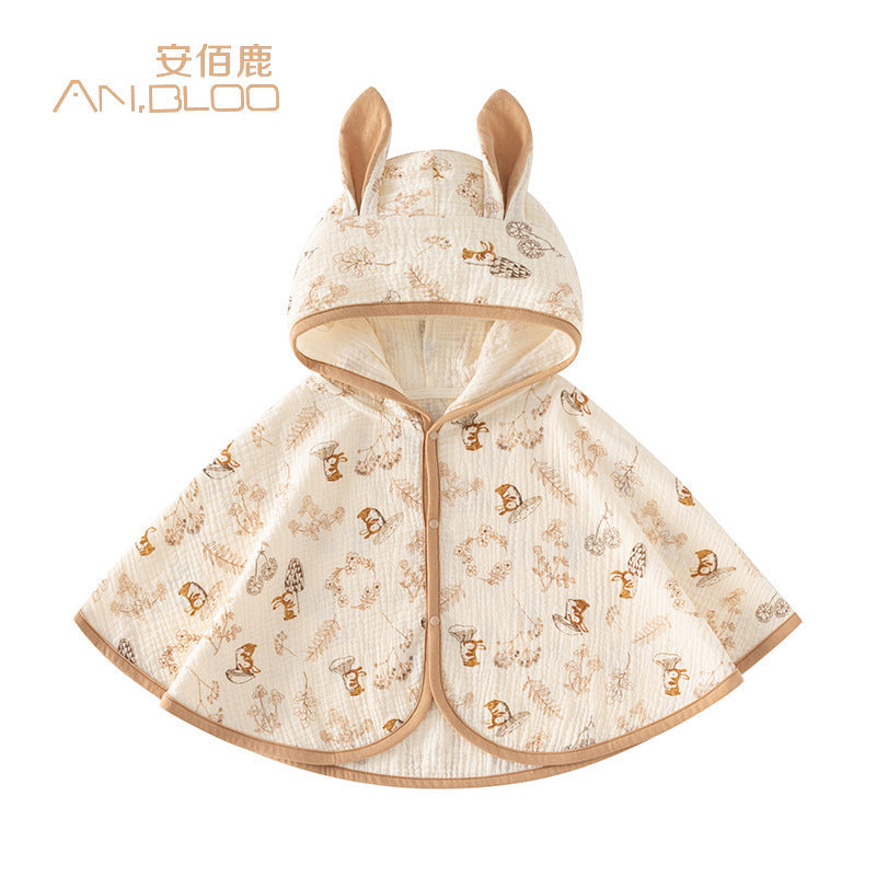 Baby Single-Layer Ultra-Thin Pure Cotton Sun Protection Cloak