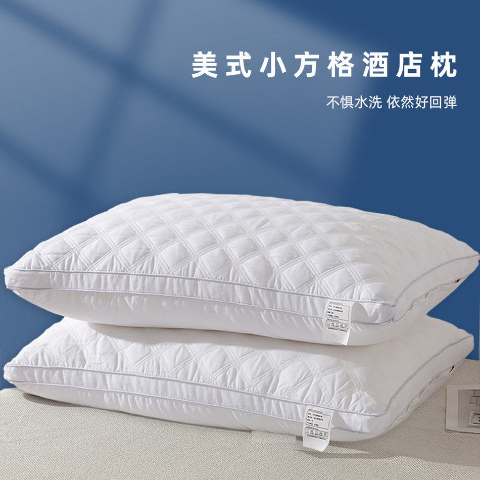 Core Fantasy Small Plaid Quilted Pillow, Non-Collapse