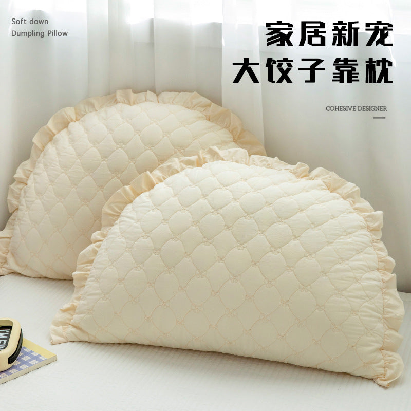 Butterfly Dumpling Semicircle Bedside Cushion, Removable