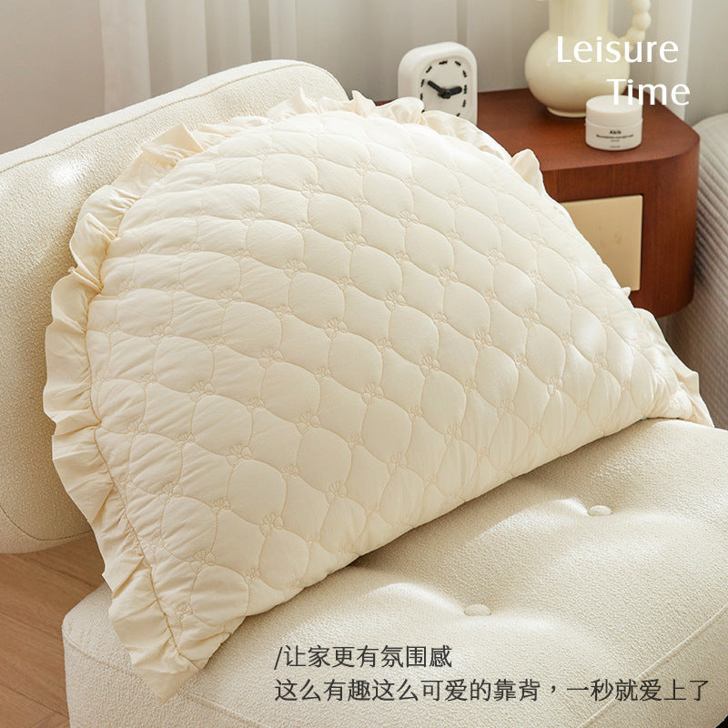 Butterfly Dumpling Semicircle Bedside Cushion, Removable