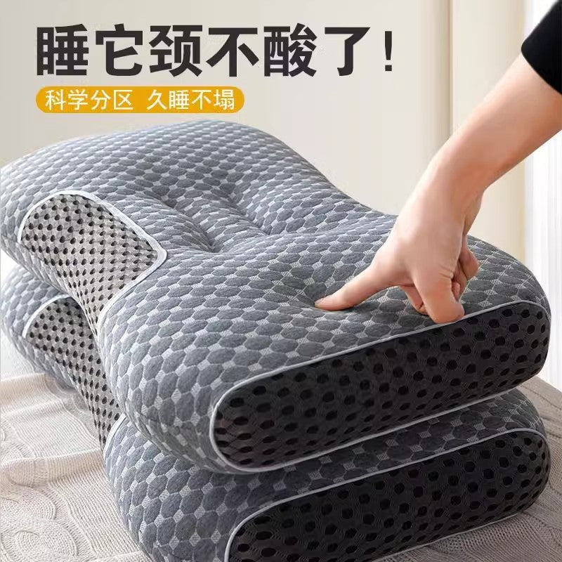 Knitted Massage Pillow, Deep Sleep Cervical Spine Protection