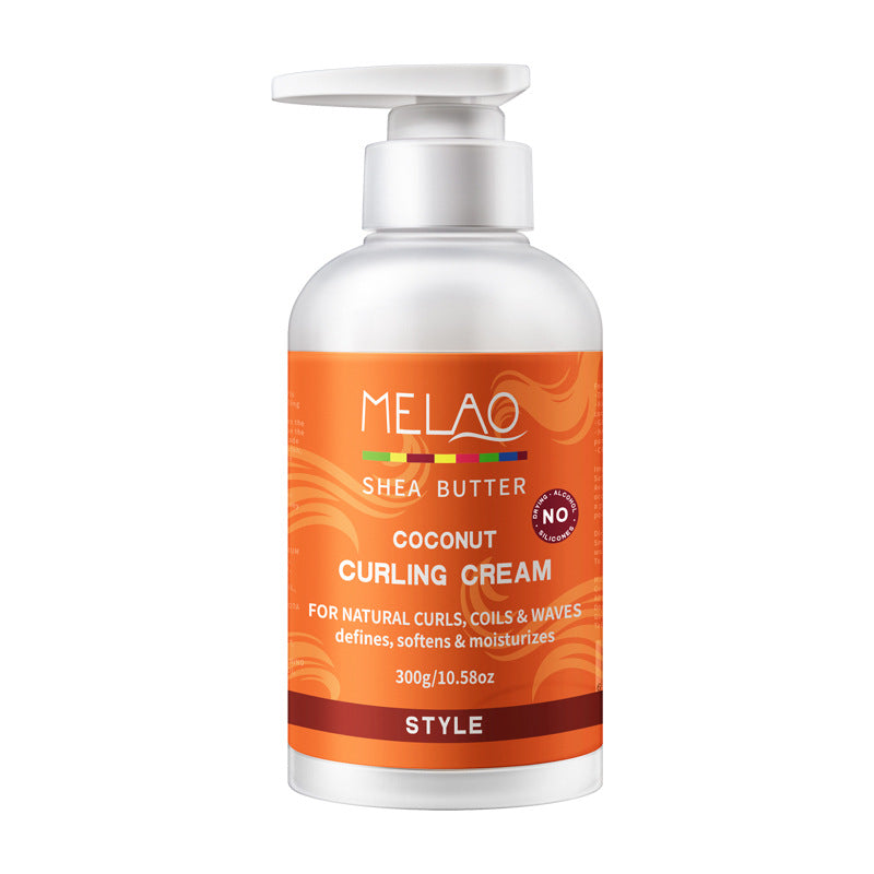 MELAO Shea Butter Curling Cream, Elastin Curl Care Styling
