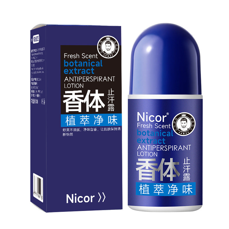 Nicor Men's Deodorant Antiperspirant Lotion, Sea Salt Cologne