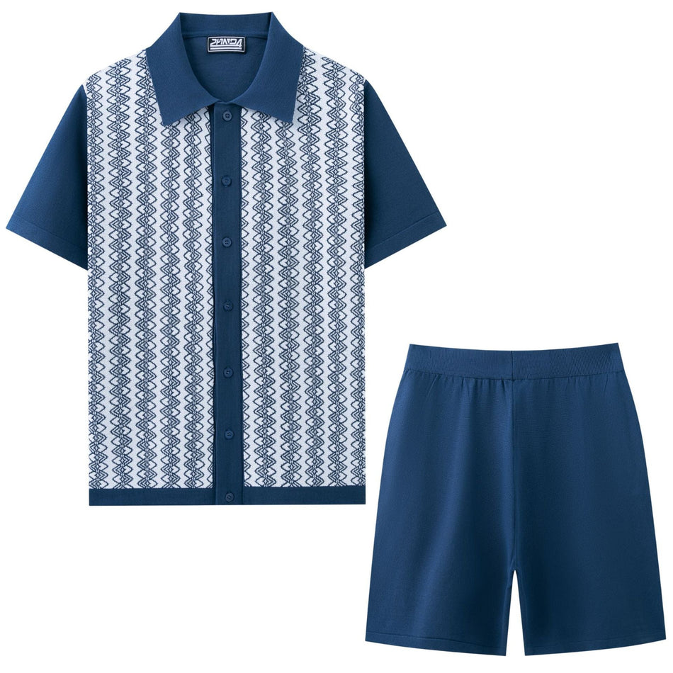 Men's Polo and Shorts Set