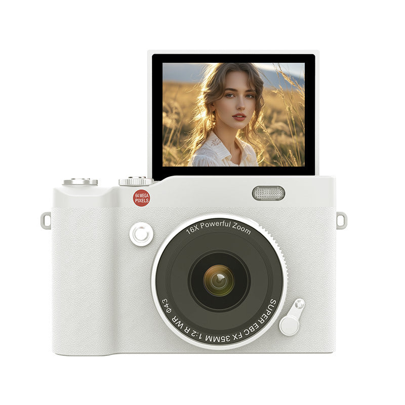 Y02 Retro CCD Flip-Screen Student Camera, 4K Dual Camera