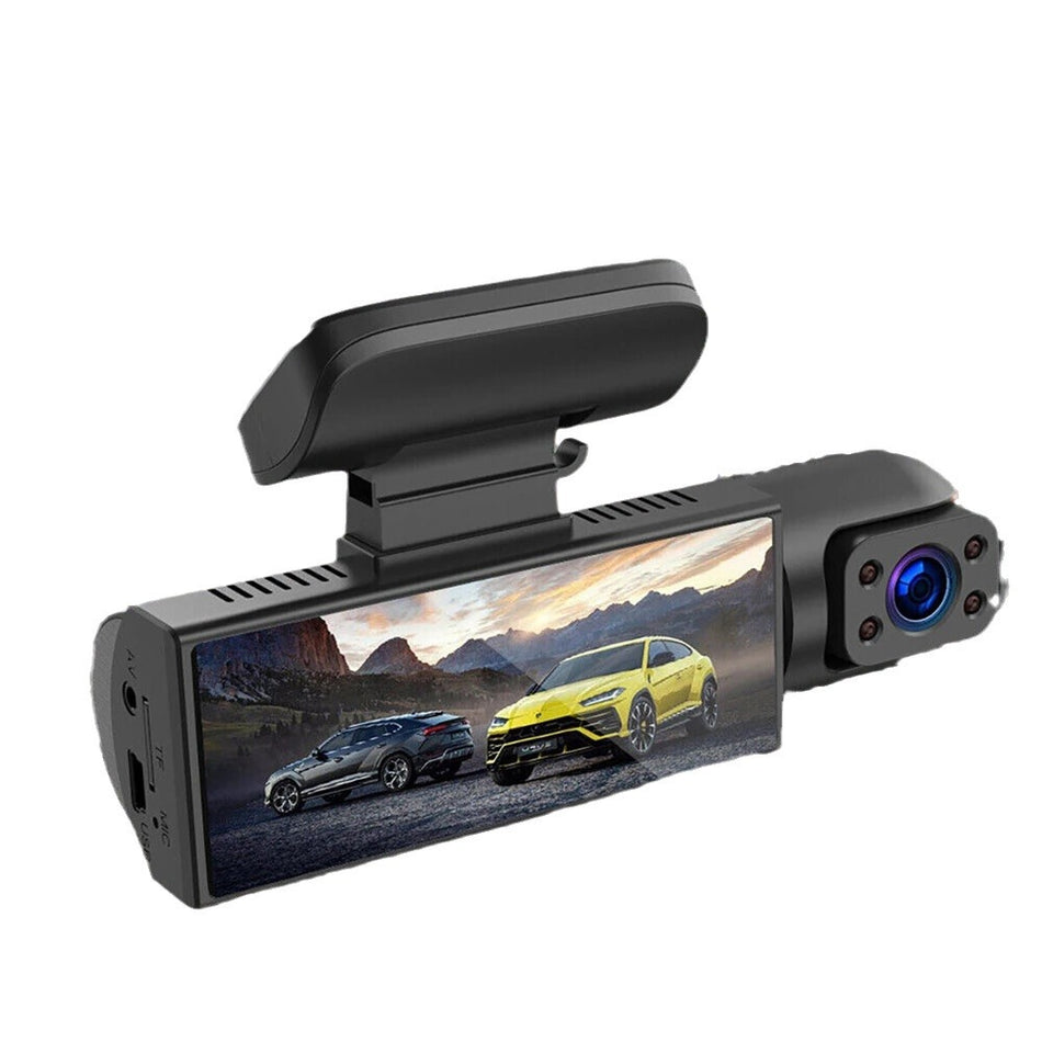 ZKCAMSPY D50 WiFi Dual Lens Dash Cam, Front and Rear HD