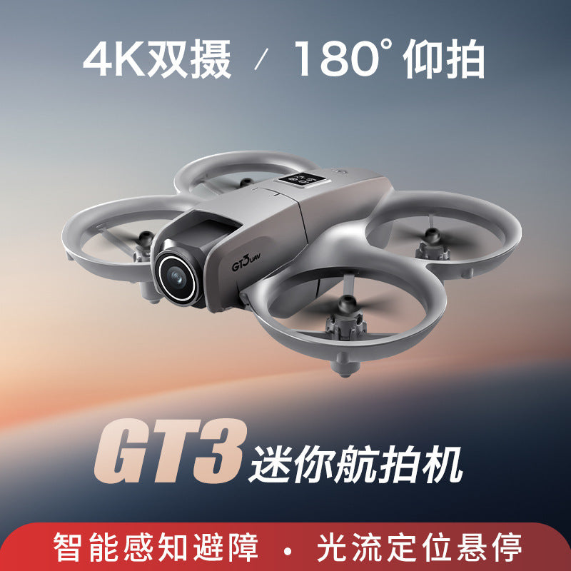 GT3 Mini 4K Drone, Dual Camera Foldable Obstacle Avoidance