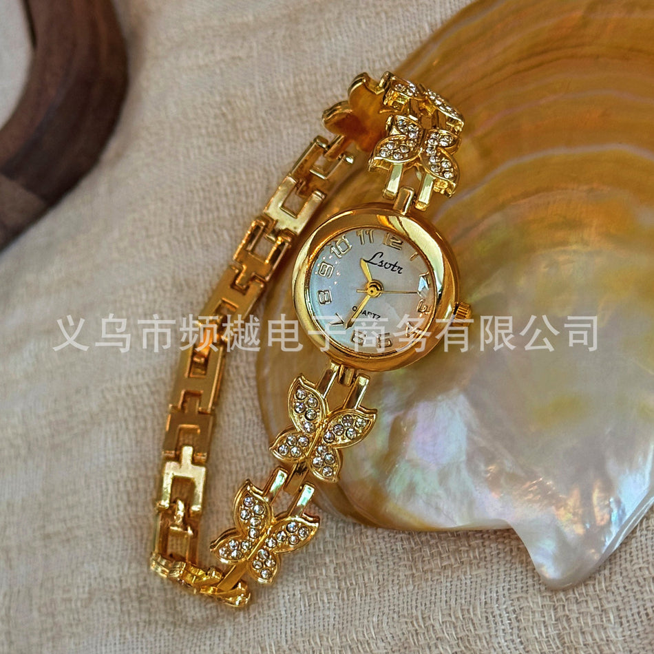Six-Butterfly Vintage Bracelet Watch for Women