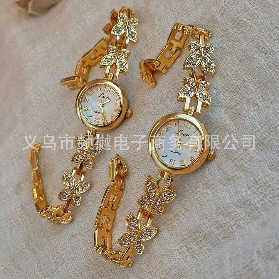 Six-Butterfly Vintage Bracelet Watch for Women