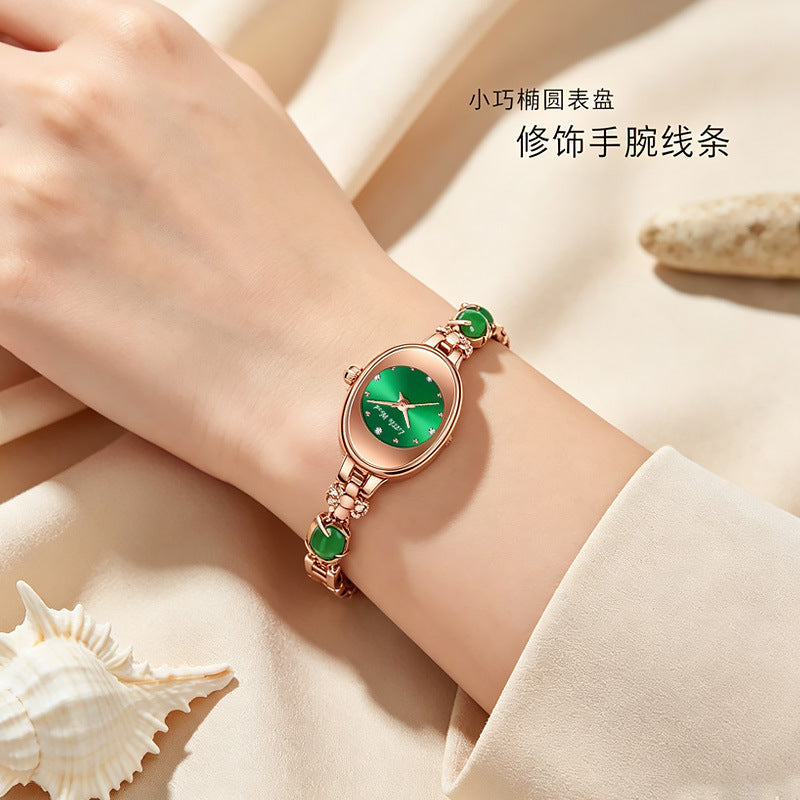 Yulu Green Jewelry Bracelet Quartz Watch for Women