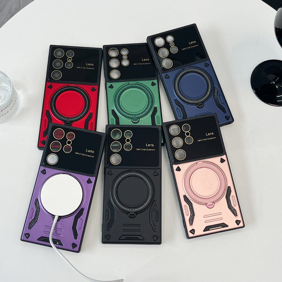 Magnetic Shield Phone Case with Kickstand, Multi-Model