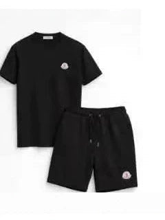 Men's Cotton Short-Sleeve T-Shirt & Shorts Suit