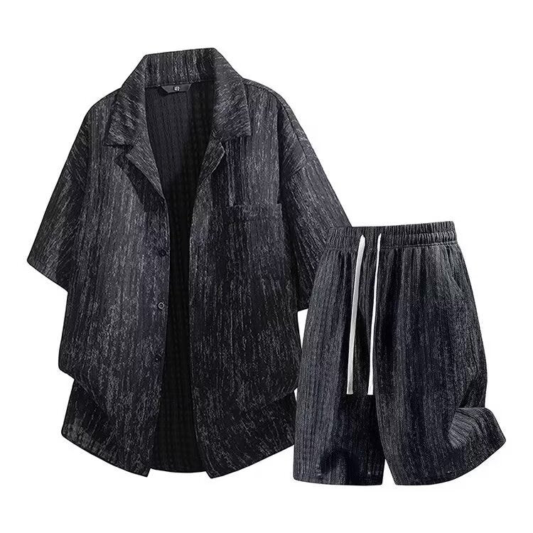 Men's Short-Sleeve T-Shirt & Shorts Suit