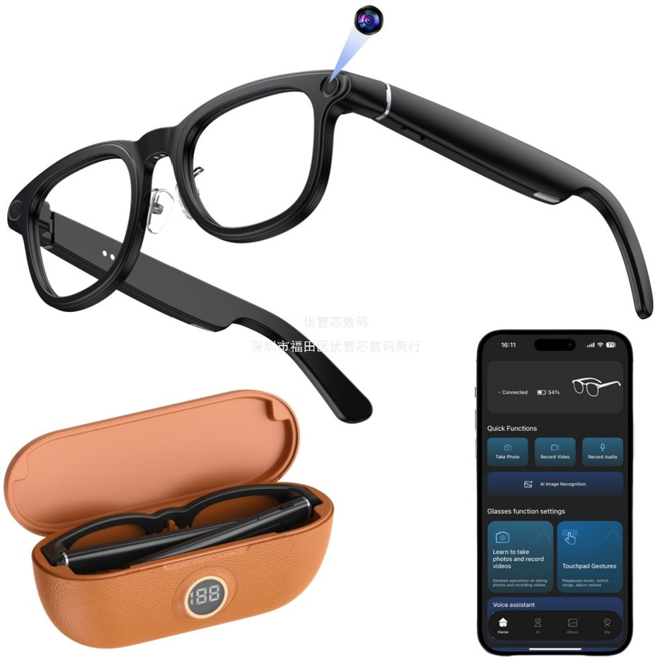 X01 Ultra AI Smart Glasses, Real-Time Translation & Camera