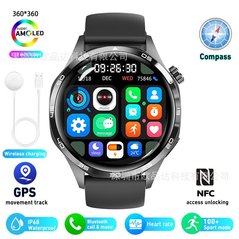 Watch5Pro Smart Watch, Bluetooth Call & Heart Rate HD