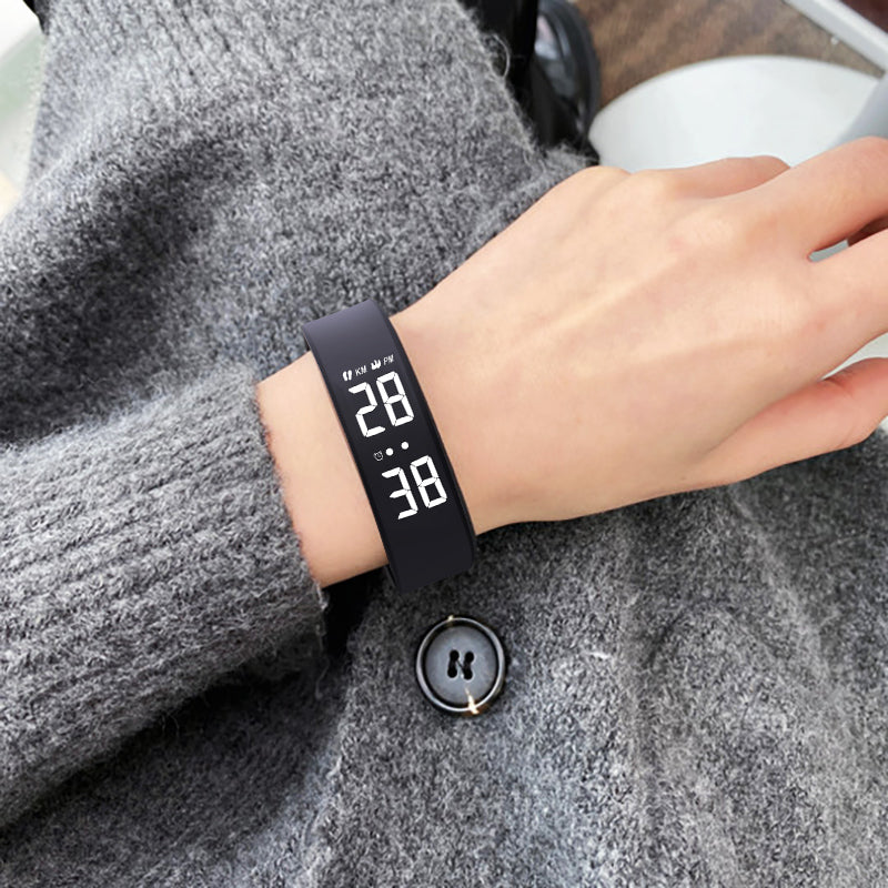 Silent Vibrating Alarm Watch, Wake-Up & Step Counting