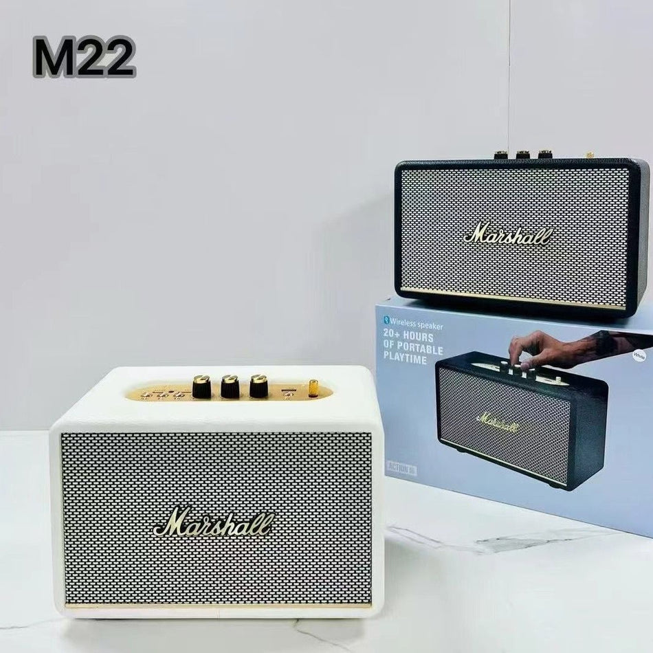Retro Wooden Bluetooth Speaker, HiFi 360Â° Surround Sound