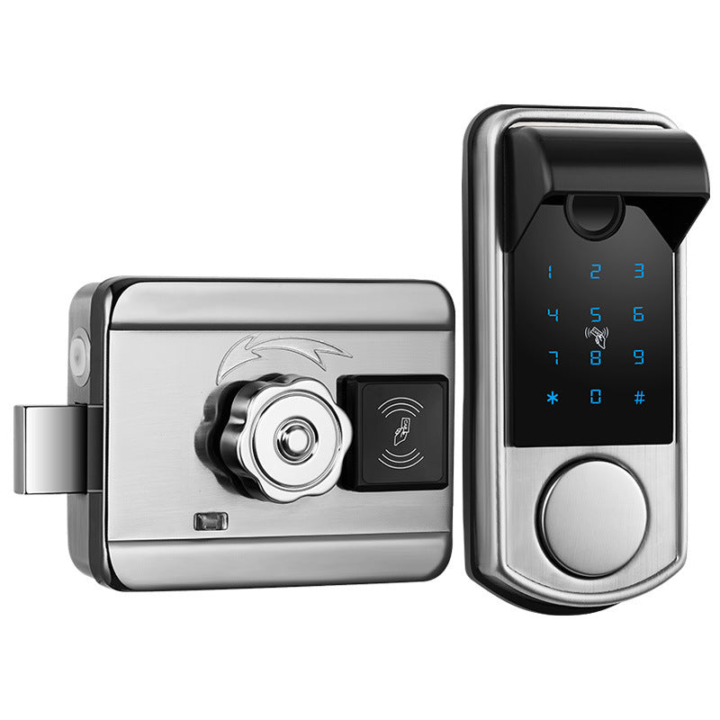 HMDS Smart Fingerprint Lock, Old-Style Iron Door Anti-Theft
