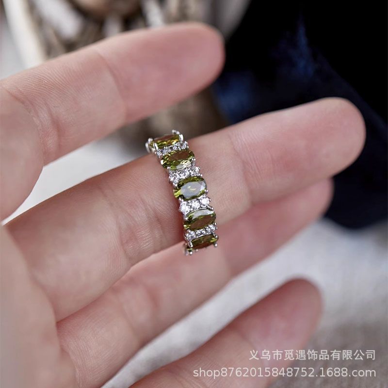 Retro Super Flash Zircon Open Ring for Women