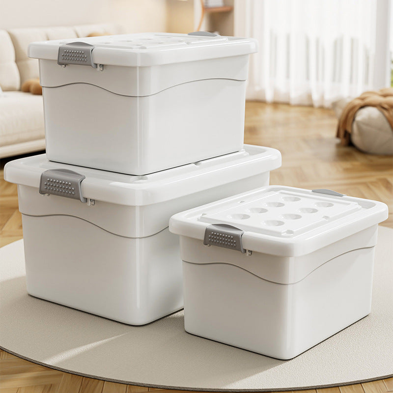 Extra Large Plastic Storage Box, Flip-Top Multi-Purpose