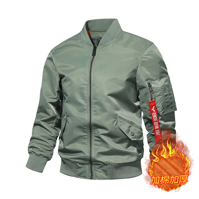 Men's MA-1 Flight Jacket Japanese Style Windproof Jacket