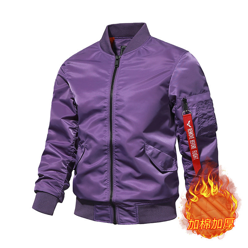 Men's MA-1 Flight Jacket Japanese Style Windproof Jacket