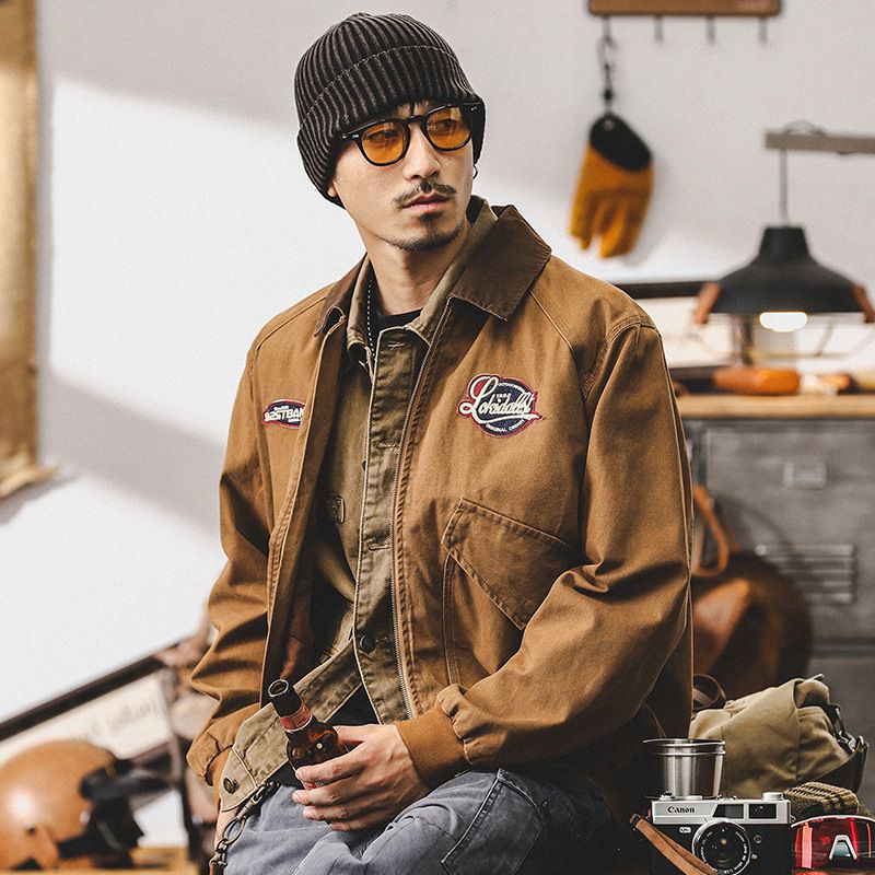 Men's Cotton Detroit Workwear Jacket Loose Fit
