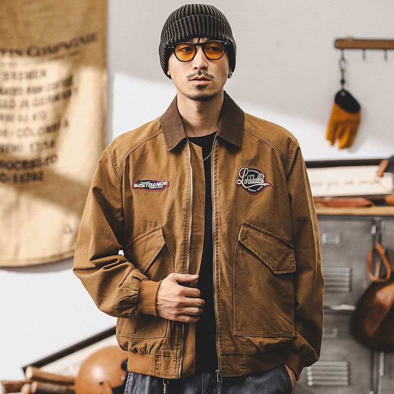 Men's Cotton Detroit Workwear Jacket Loose Fit