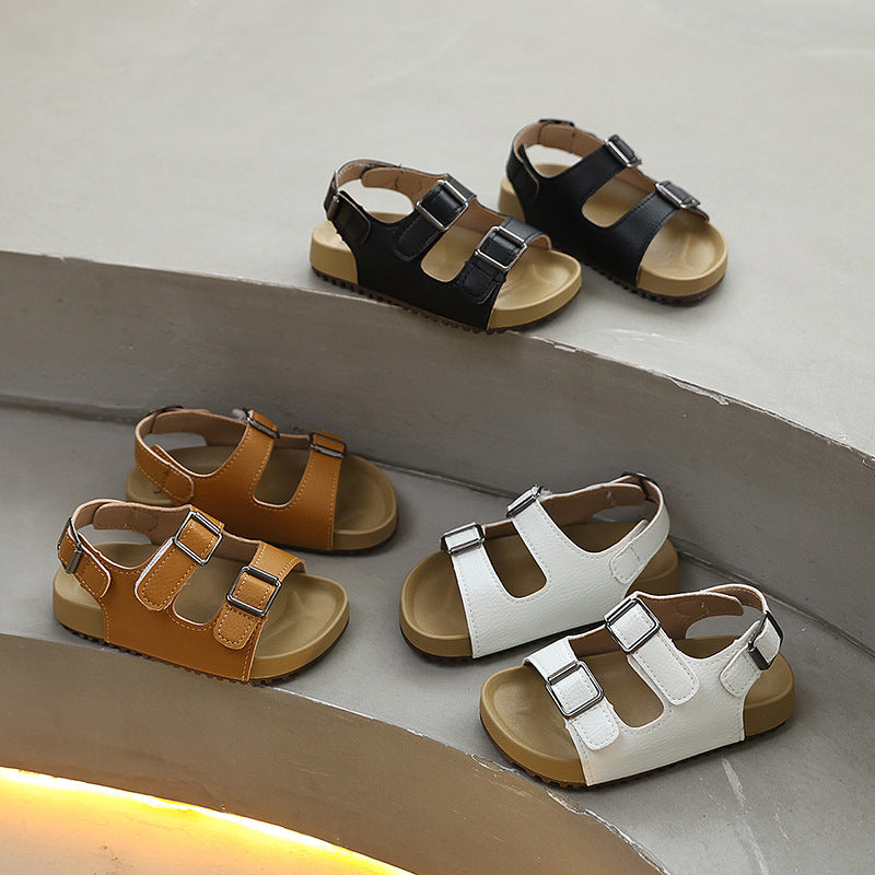 Mini Nose Kids' PVC Sandals, Soft-Sole Summer Sport Shoes