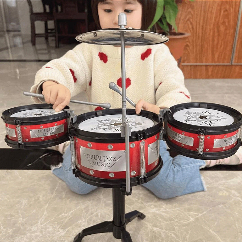 Kids' Simulation Jazz Drum Set, Percussion Musical Toy