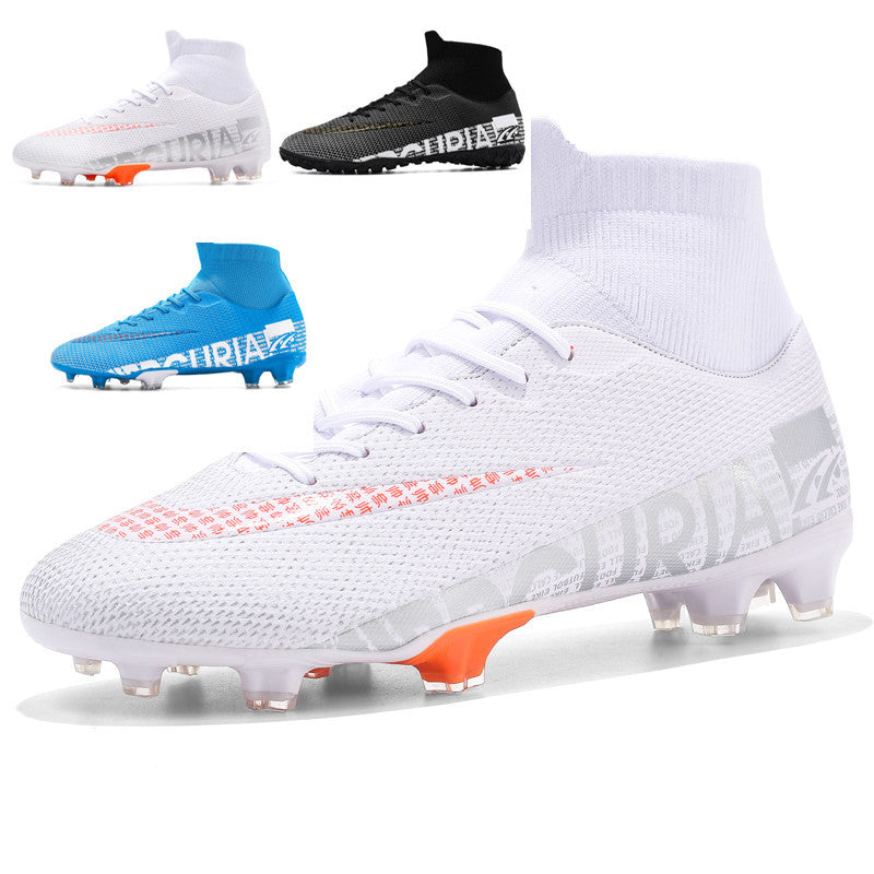 Men's AG/TF Football Boots, High-Top Artificial Grass Trainers