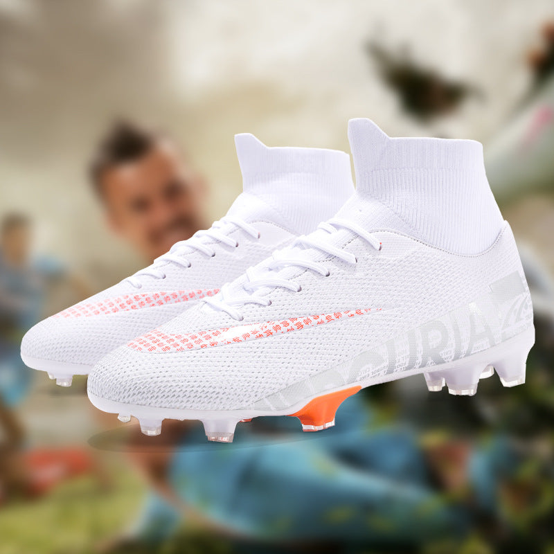 Men's AG/TF Football Boots, High-Top Artificial Grass Trainers