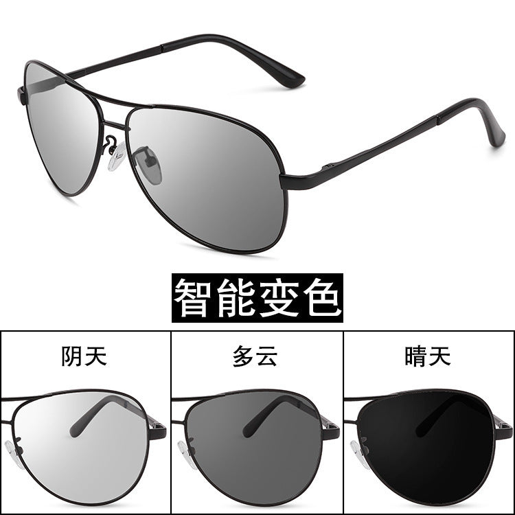 Men's Polarized Photochromic Sunglasses, UV400 Driving Glasses