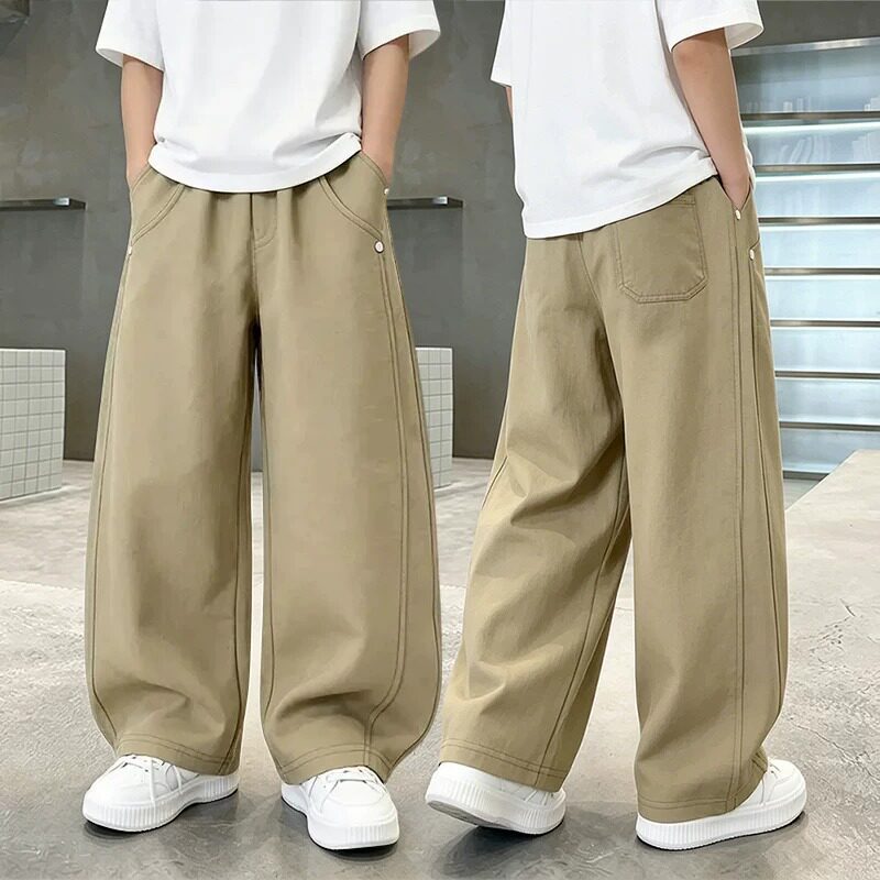 Boys' Pure Cotton Lightweight Anti-Mosquito Sports Pants