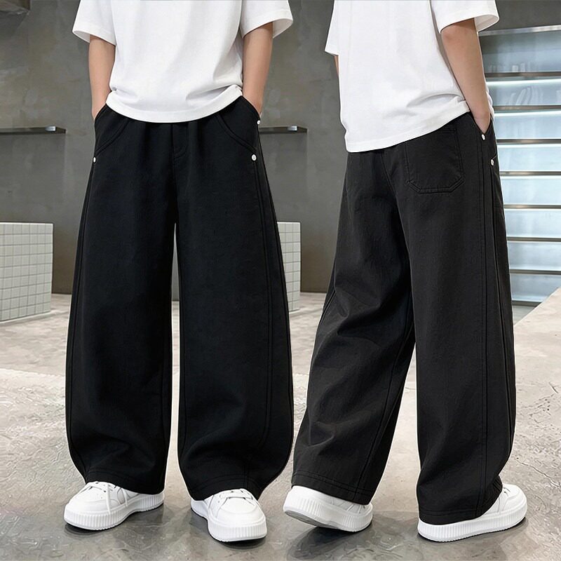 Boys' Pure Cotton Lightweight Anti-Mosquito Sports Pants