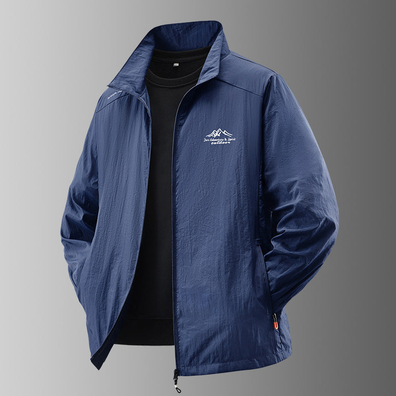 Men's Ice Silk Sun Protection Jacket, Quick-Dry UPF50+ Outdoor