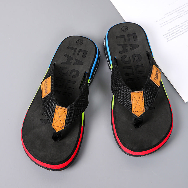 Men's Casual Flip-Flops, Non-Slip Shock-Absorbing Sandals
