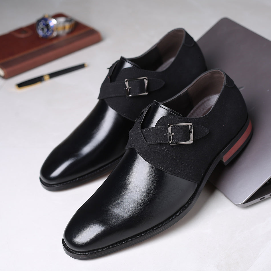 Men's Slip-On Business Shoes, British Style Soft-Sole Loafers