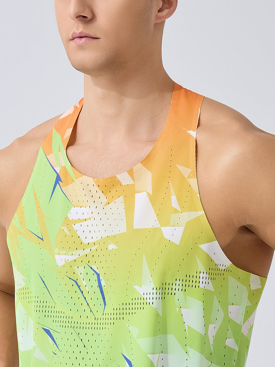 Men's Quick-Dry Running Vest, Breathable Sleeveless Sports Top
