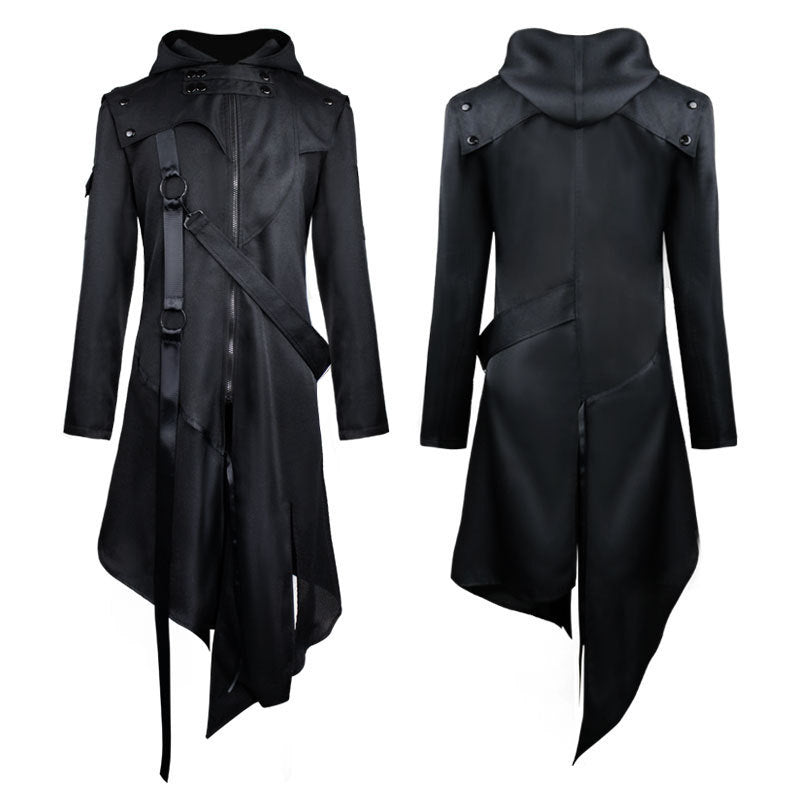 Men's Gothic Style Costume Jacket, European Fantasy Cosplay Top