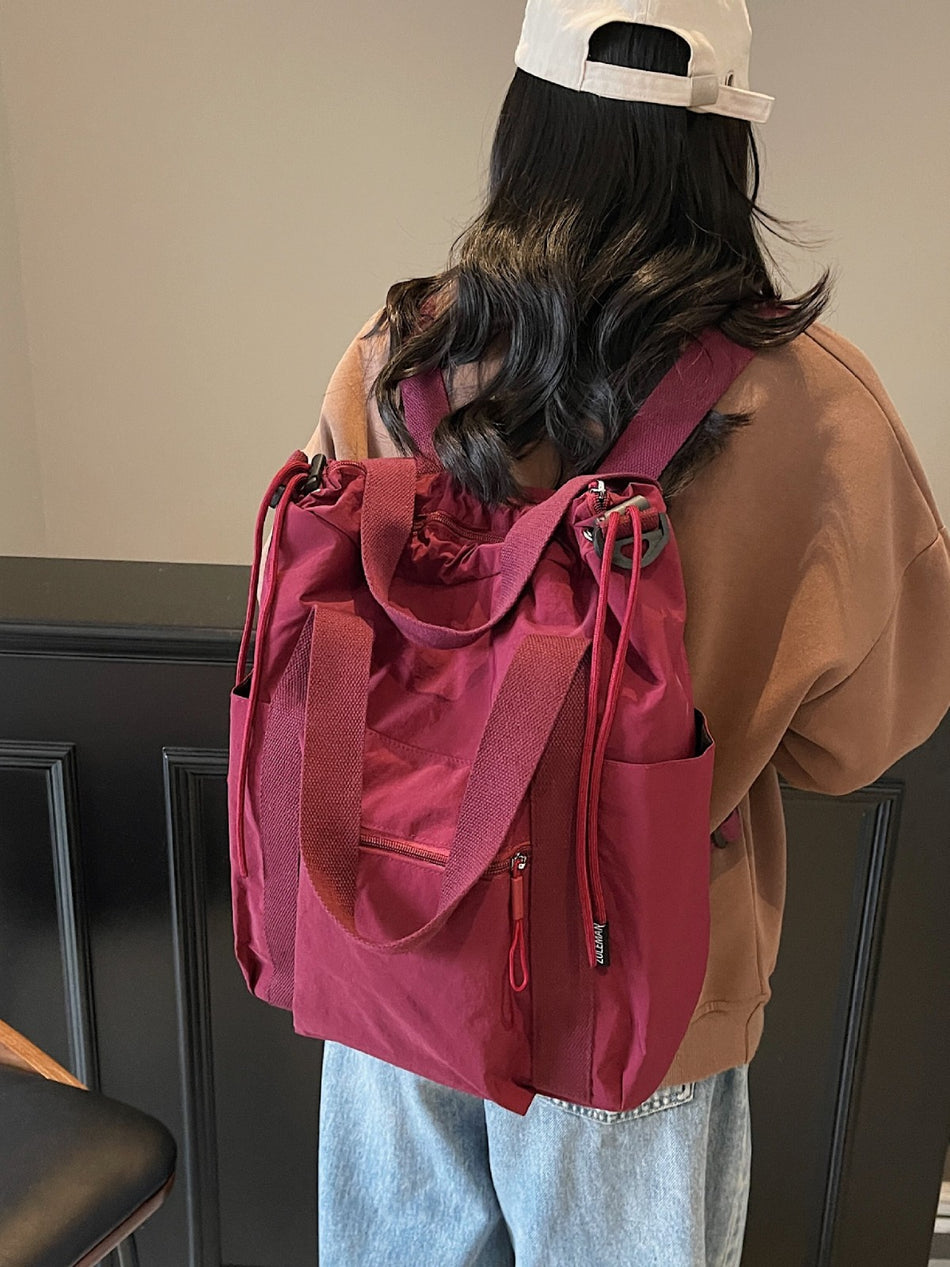 Women's Large-Capacity Convertible Backpack, Casual Travel Bag