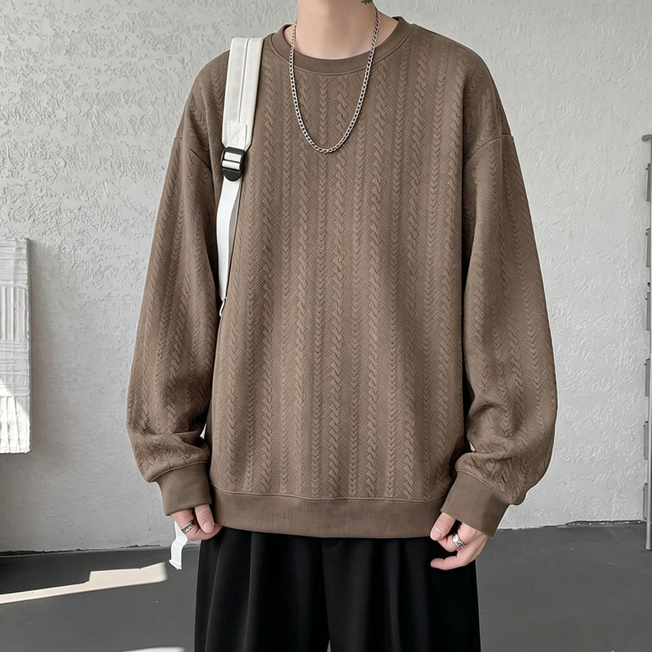Men's Linen Crewneck Sleeveless Vest Japanese Retro Top
